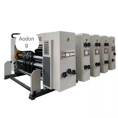 PLC Control Flexographic Box Printing Machine، Rotary Die Cutting Equipment