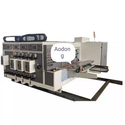 PLC Control Flexographic Box Printing Machine، Rotary Die Cutting Equipment